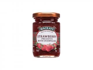 Strawberry With Champagne Preserve - Jahodový džem se šampaňským vínem 113g Mackays