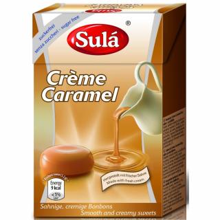 Sulá Creme Caramel - bonbóny s příchutí Caramel bez cukru 44g