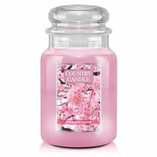 Svíčka Country Candle Cherry Blossom - Třešňový květ 680g velká