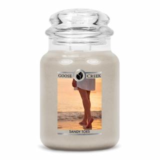 Svíčka Goose Creek Sandy Toes - Prsty v písku 680g velká