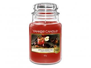 Svíčka Yankee Candle Apple & Sweet Fig - Jablko a sladký fík 623g velká