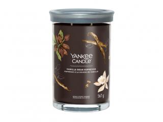 Svíčka Yankee Candle Signature VANILLA BEAN ESPRESSO - Espresso s vanilkovým luskem   567g TUMBLER VELKÝ