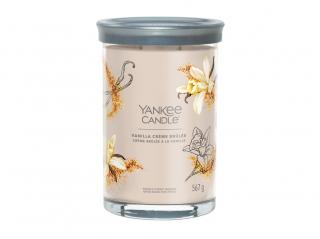 Svíčka Yankee Candle Signature  VANILLA CREME BRULEE - Vanilkové creme brulee  567g TUMBLER VELKÝ