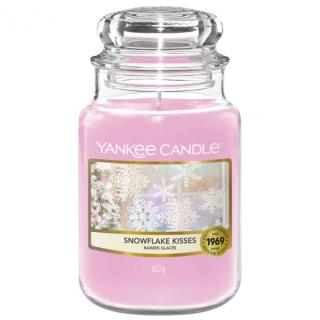 Svíčka Yankee Candle Snowflake Kisses - Polibek sněhové vločky  623g velká