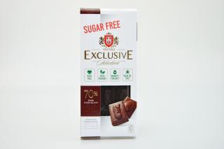 Taitau exclusive Selection - Čokoláda hořká 70% bez přidaného cukru se sladidlem erythritol 100g