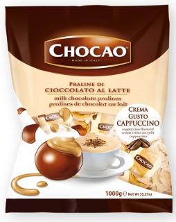 Vergani Chocao Crema Gusto Cappuccino - pralinky plněné krémem cappuccino 1kg