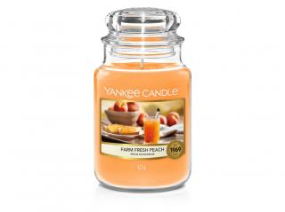 VONNÁ SVÍČKA YANKEE CANDLE FARM FRESH PEACH 623 g