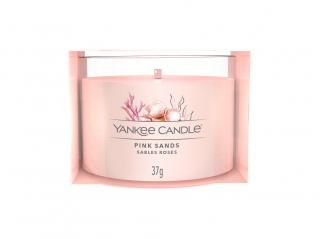 Votivní svíčka ve skle Yankee Candle - Pink Sands - Růžové Písky 37g