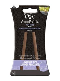 WoodWick Náhradní vonné tyčinky do auta Lavender Spa (Auto Reeds Refill)