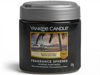 Yankee Candle Black Coconut Černý kokos Spheres voňavé perly neutralizují pachy a osvěží malé prostory 170 g