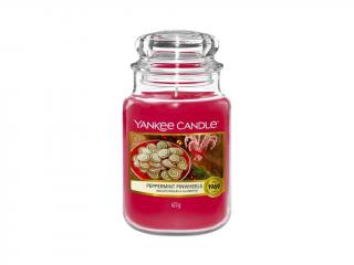Yankee Candle - Classic vonná svíčka Peppermint Pinwheels, 623 g