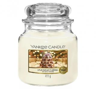 Yankee Candle - Classic vonná svíčka Spun sugar Flurries 411 g