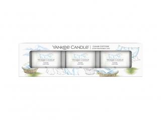 Yankee Candle CLEAN COTTON 3 x 37 g