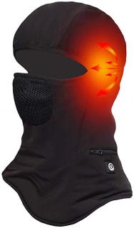 Vyhřívaná lyžařská kukla maska Savior černá vel. XL