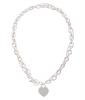 Linked heart necklace - náhrdelník Aeropostale