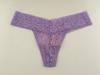 Luxusní kalhotky tanga Victoria´s Secret Purple Floral