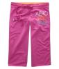 Růžové tepláčkové kalhoty Aero s výšivkou