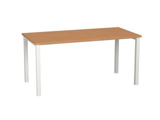 Kancelářský stůl ERGO 120x75 kovová konstrukce DEKOR: Bílá