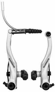 brzdy SHIMANO Alivio BR-T4000 V-brake stříbrné v krabičce