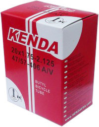 duše KENDA 12 1/2 x 2 1/4 (62-203) AV 45° 45mm zahnutý ventil Velikost: 12  ventil AV 45° 45mm zahnutý