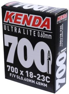 duše KENDA 700x18/25C (18/25-622/630) FV 48 mm Ultralite Velikost: 700C ventil  FV 48mm