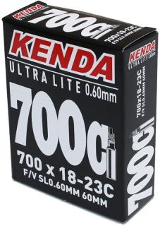 duše KENDA 700x18/25C (18/25-622/630) FV 60mm Ultralite Velikost: 700C ventil FV 60mm