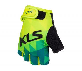 KELLYS Rukavice KLS YOGI short, lime Velikost: L