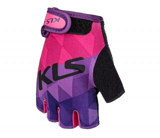 KELLYS Rukavice KLS YOGI short, purple Velikost: L