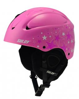 Lyžařská přilba SULOV® KidsFUN, růžová Helma velikost: XS-S