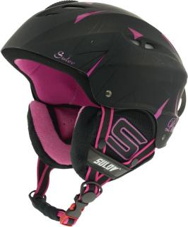 Lyžařská přilba SULOV® POWER, černo-fialová Helma velikost: L-XL