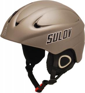 Lyžařská přilba SULOV® REVOLT In-mold, stříbrná mat Helma velikost: S