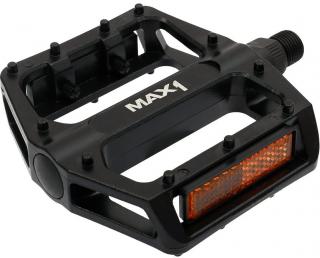 pedály MAX1 BMX černé Barva: černá, Velikost: AL