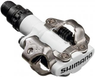 pedály SHIMANO SPD PD-M520W bílé s kufry SM-SH51 v krabičce Barva: Bílá, Velikost: SPD