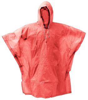 pláštěnka PVC pončo neonově růžová Barva: oranžová