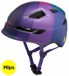 přilba KED Pop Mips S lilac green 48-52 cm Barva: Fialová, Velikost: S