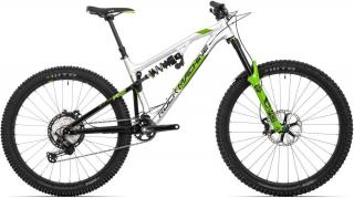 Rock Machine Blizzard 90-297 RZ Barva: Gloss Silver/Black/Green, Velikost: 17.0  (M)