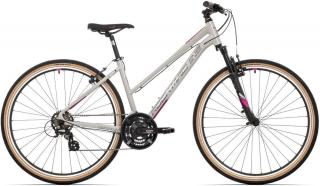 Rock Machine Crossride 100 Lady 28  Barva: Gloss Grey/Grey/Crimson, Velikost: 17.0  (M)