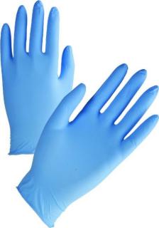 servisní nitrilové rukavice modré nepudrované vel.M balení 200ks Barva: Modrá, Velikost: XL