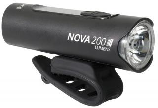 světlo přední MAX1 Nova 200 USB Barva: černá, Velikost: dobíjecí