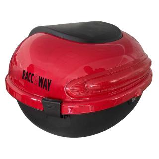 Zadní kufr k elektroskútru RACCEWAY® MONA, červený Barva: Červená
