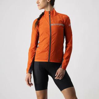 CASTELLI bunda SQUADRA Stretch W Barva: oranžová, Velikost: XS