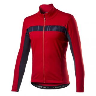 CASTELLI - MORTIROLO VI JACKET Barva: červená, Velikost: 3XL