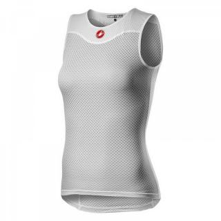 CASTELLI - PRO ISSUE 2 SLEEVELESS, dámské Barva: bílá, Velikost: L