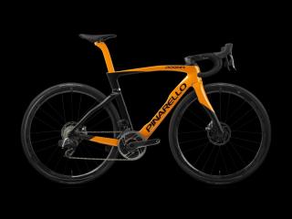 PINARELLO DOGMA F CAMPA SUPER RECORD EPS Barva: ELECTRO ORANGE, Zapletená kola: CAMPAGNOLO BORA WTO DB