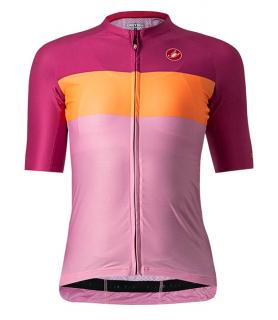 Dámský dres Castelli Aero Pro W pink/coral flash Velikost: M