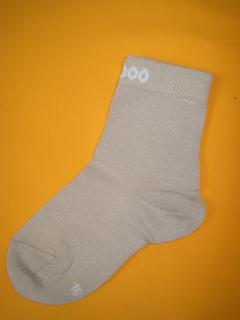 Bambusové ponožky Bobik 1 Barva: béžová, Velikost: 9-12 (0-4 měsíce)
