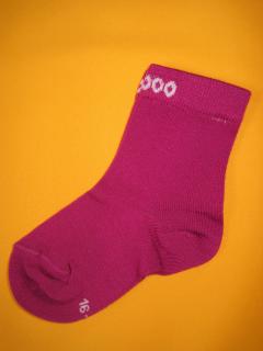 Bambusové ponožky Bobik 1 Barva: ostružinová, Velikost: 9-12 (0-4 měsíce)