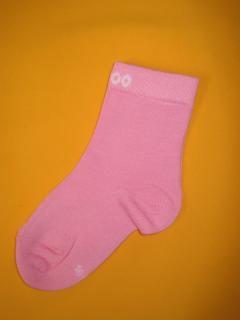 Bambusové ponožky Bobik 1 Barva: světle růžová, Velikost: 13-15 (19-22)
