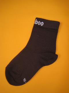 Bambusové ponožky Bobik 1 Barva: tmavě hnědá, Velikost: 13-15 (19-22)