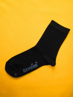 Bambusové ponožky Bobik 2 Barva: černá, Velikost: 22-23 (33,5-35)